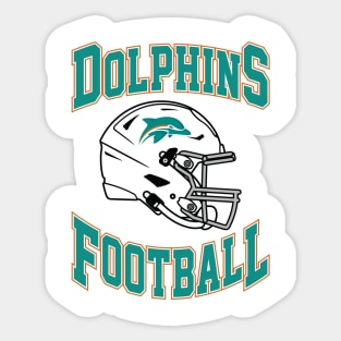 Miami Dolphins Football Team Sticker